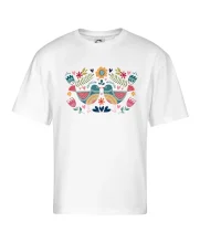 Folklór - dva farebné vtáčiky