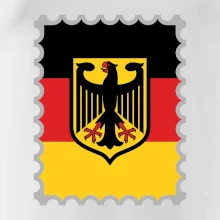 Nemecká známka - vlajka Nemecká známka - vlajka