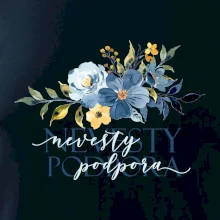 Nevesty podpora kvety modré