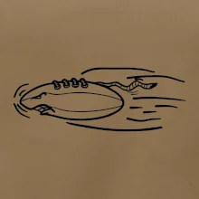 Americký futbal letiaca lopta