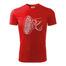 Tenisová raketa jedným ťahom Tenisová raketa jedným ťahom