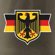 Nemecká orlica a vlajka