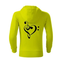 Husľový kľúč srdce Husľový kľúč srdce