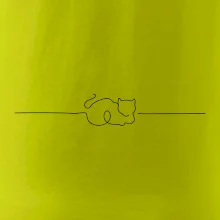 Mačka linka kreslená