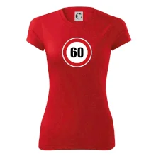 Dopravná značka - obmedzenie rýchlosti 60 Dopravná značka - obmedzenie rýchlosti 60