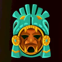 Mayová maska mätová