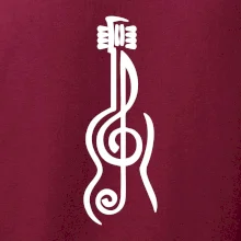 Husľový kľúč gitara Husľový kľúč gitara