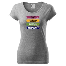 Eat sleep rowing repeat farebné