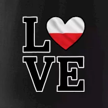 Love Poľská vlajka