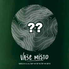 Vaše miesto - vrstevnice v kruhu