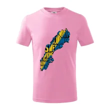 Mapy - názvy miest - Švédsko