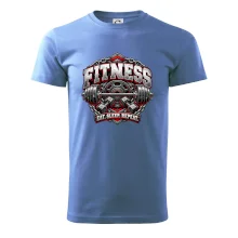 Fitness činka a závažia eat sleep repeat