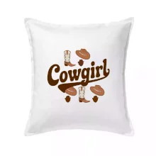 Cowgirl nápis a oblečenie