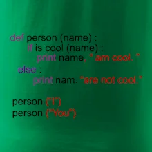 Python I am cool, You are not cool