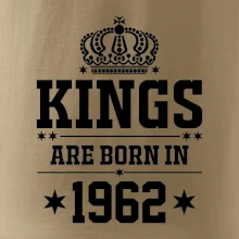 Kings are born in 1962 Kings are born in 1962