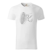 Tenisová raketa jedným ťahom Tenisová raketa jedným ťahom