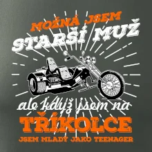 Možná jsem starší muž - tříkolka