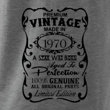 Vintage Etiketa - 1970 Vintage Etiketa - 1970