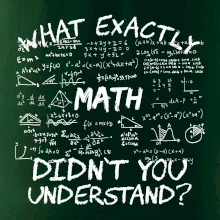 What exactly didnt you understand  - Math
