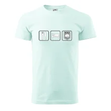 Eat sleep MMA v řádku