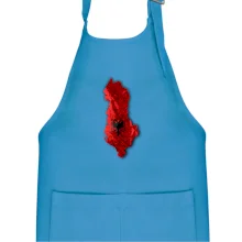 Mapa Albánsko reliéf hôr