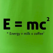 e = mc2 - coffee milk