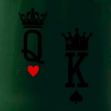 King & Queen logo na prso