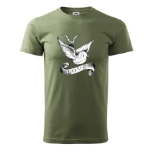 Love holubica - kreslená