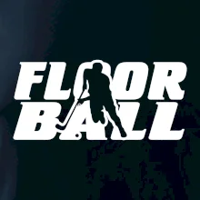 Floorball nápis rovný