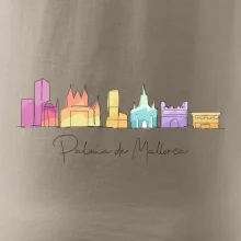 Mallorca - Siluety pamiatok - farebné