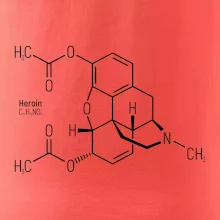 Molekulárna štruktúra Heroín Molekulárna štruktúra Heroín
