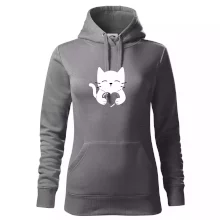 Mačka drží srdce Mačka drží srdce