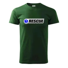 Záchranár rescue kríž modrý