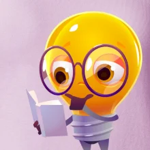 Žiarovka premýšľa nad knihou