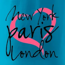 I love NYC Paris London