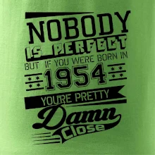 Nobody is perfect - 1954