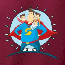Táta superman - kluk, kluk a dítě