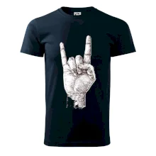 Rocková ruka kreslená Rocková ruka kreslená