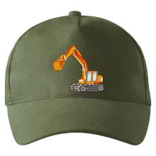 Bager bez nápisu oranžový