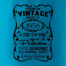 Vintage Etiketa - 1958