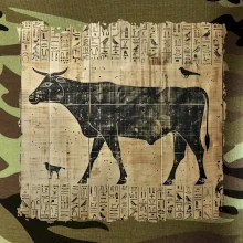 Egyptské hieroglyfy krava