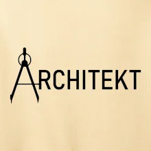 Architekt nápis