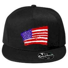 Americká vlajka ohnutá