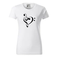 Husľový kľúč srdce