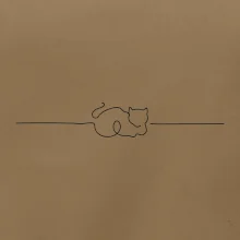 Mačka linka kreslená