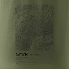 Smrk - vrstevnice v obdĺžniku