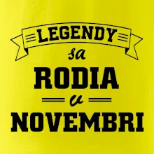 Legendy sa rodia v novembri