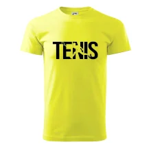 Tenis nápis silueta