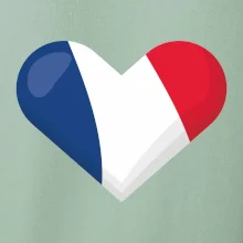 Francúzska vlajka srdca