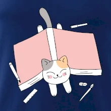 Učenie na štátnice mačka Učenie na štátnice mačka